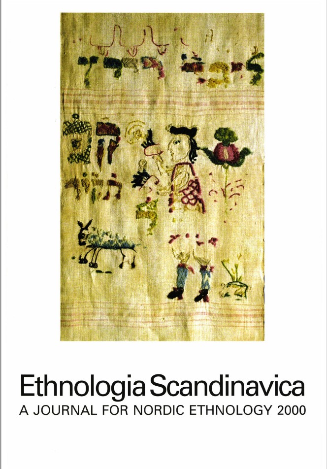 Cover image of Ethnologia Scandinavica, 2000 issue.