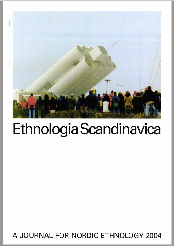 Cover image of Ethnologia Scandinavica, 2004 issue.
