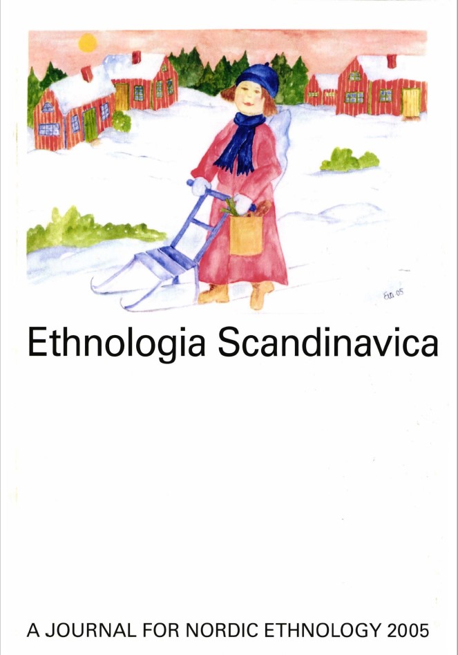 Cover image of Ethnologia Scandinavica, 2005 issue.