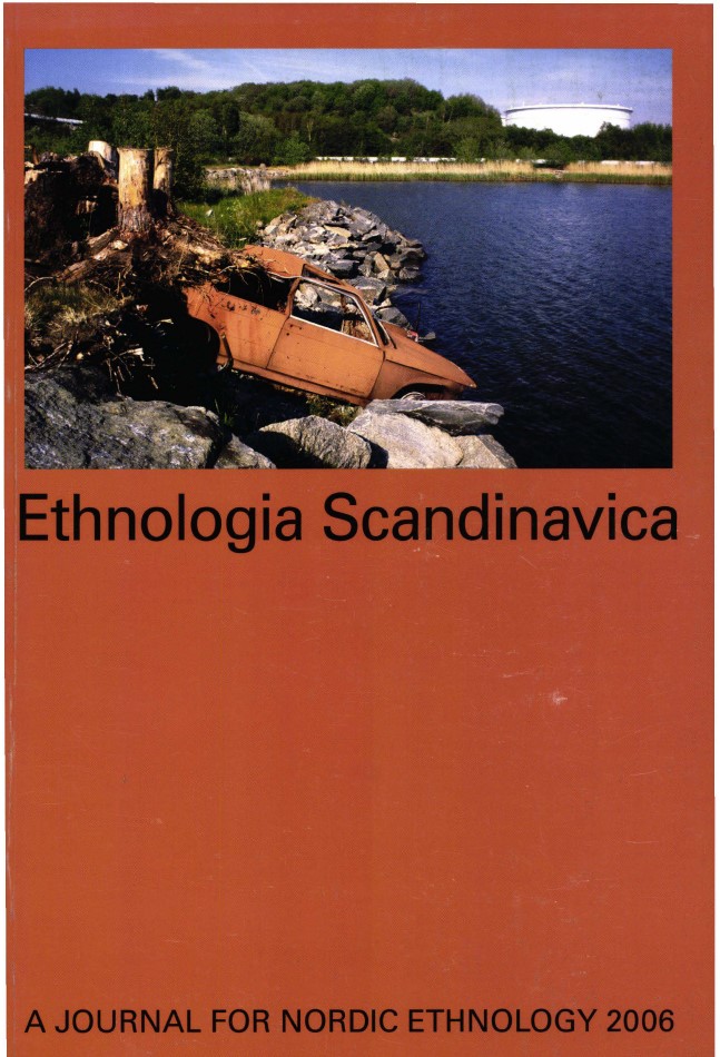 Cover image of Ethnologia Scandinavica, 2006 issue.