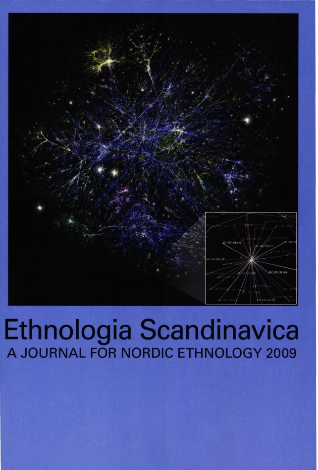 Cover image of Ethnologia Scandinavica, 2009 issue.