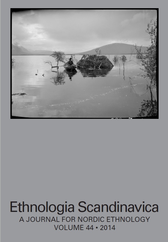Cover image of Ethnologia Scandinavica, 2014 issue.