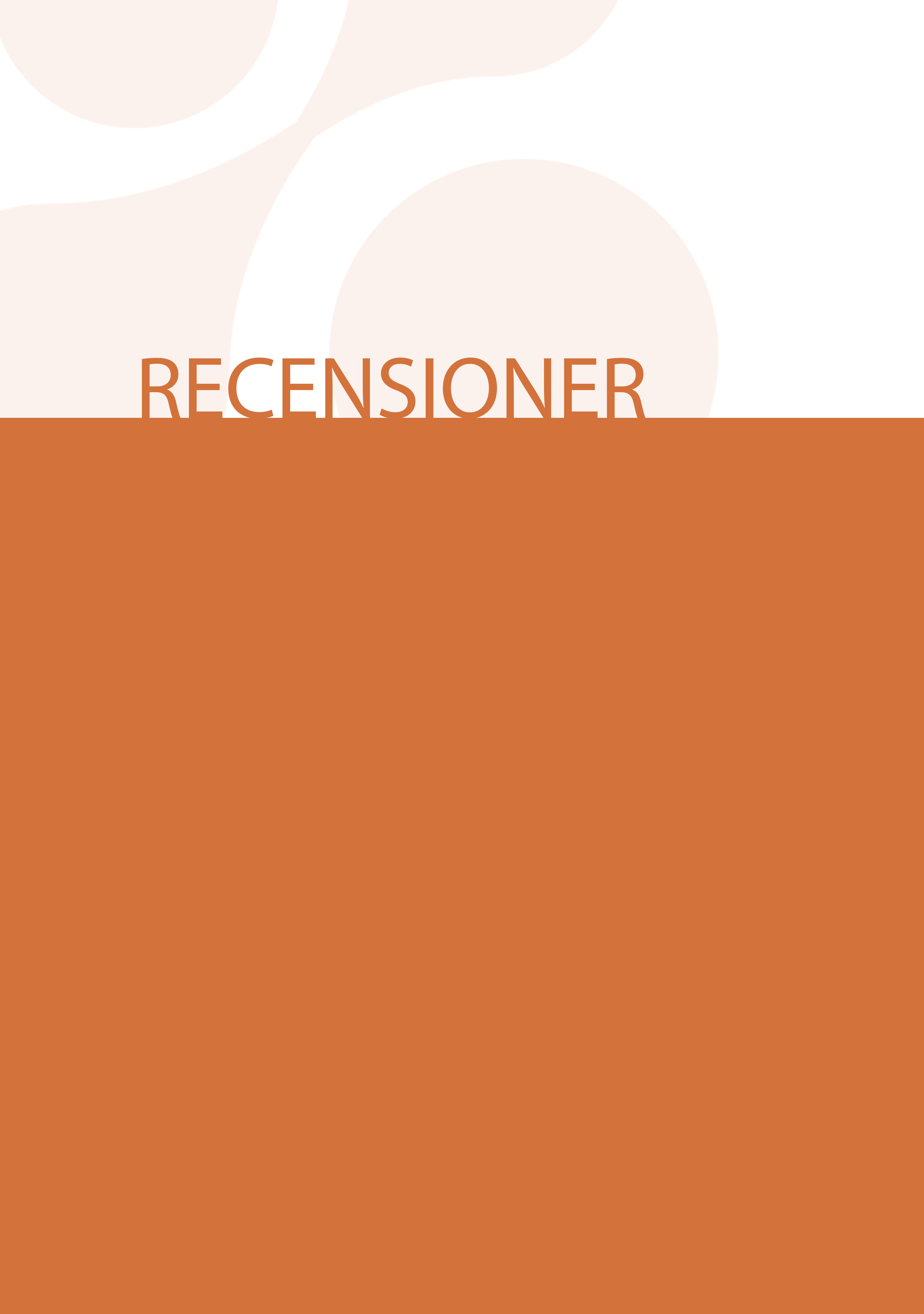 Omslagsbild Recensioner